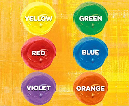 Washable Paint Set - 6 Colors for Kids