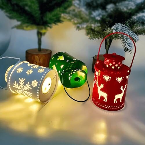 Iron Hollow Christmas Lantern Lights