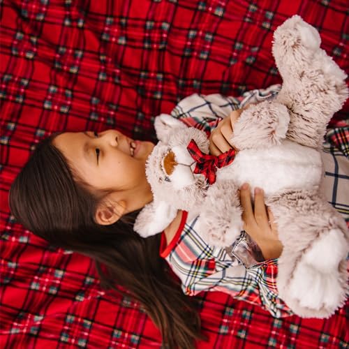 Melissa & Doug Burrow Bunny Teddy, Teddy Bear Soft Toys for Girls, Cuddly Toy Rabbit Teddy