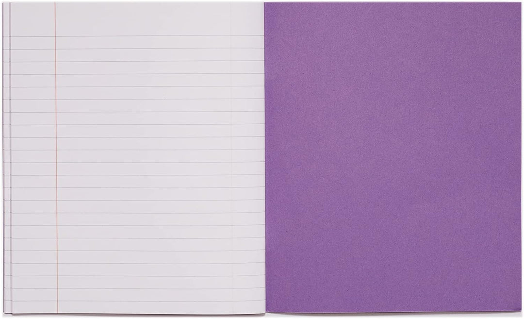 10 Pack Purple Lined Notebooks (48 Pages)