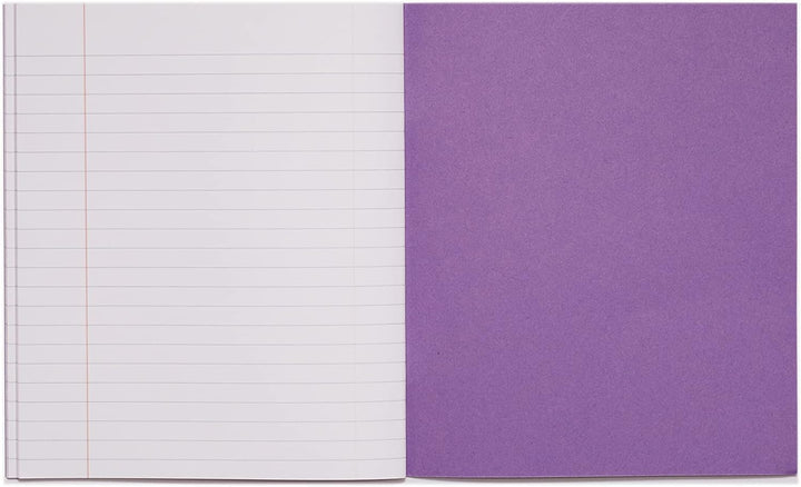 10 Pack Purple Lined Notebooks (48 Pages)