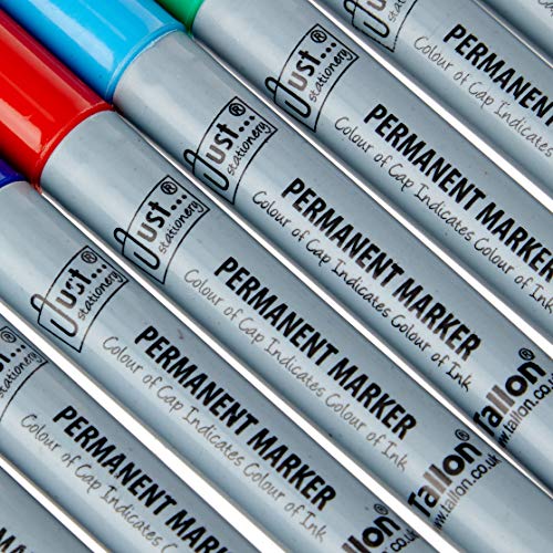 Pack Of 8 Coloured Permanent Markers