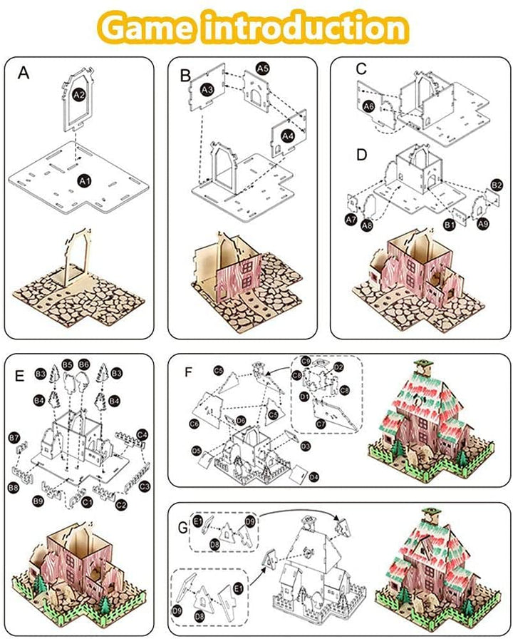 3D Robot Puzzles, Robot 3D Puzzle, Robot Made of Wood, 3D Wooden Puzzle Children