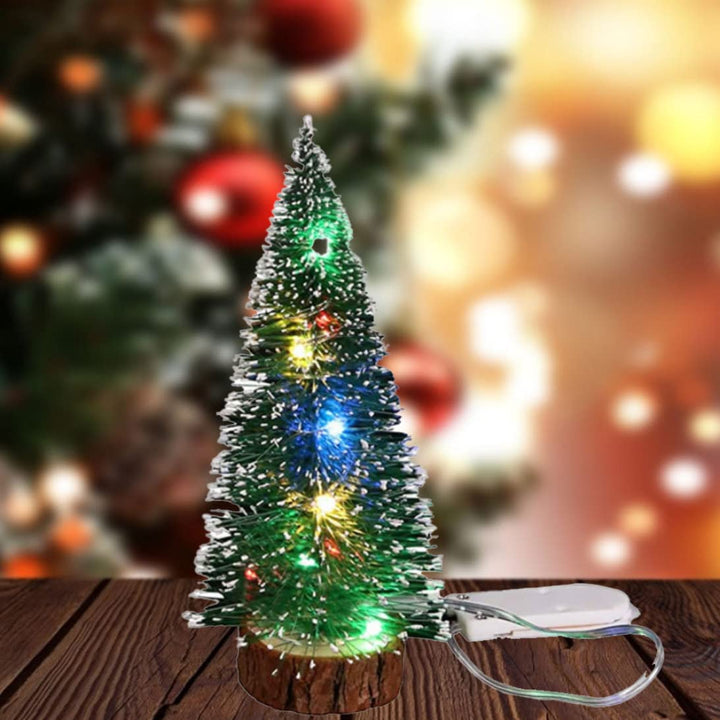 15cm Mini Christmas Tree with Lights