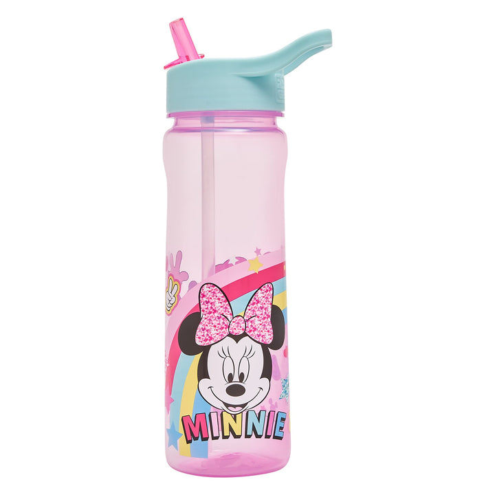 Minnie Mouse 600ml Flip Up Water Bottle