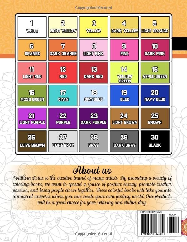 Color by Number: Relaxing Patterns for Stress Relief