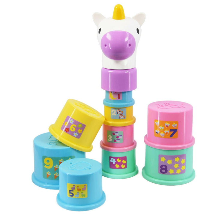 Unicorn Baby Toddler Sorting Cups Blocks Toy