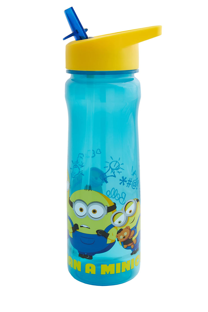 Polar Gear 1325 1731 More Than a Minion Kids Drinks Bottle, polypropylene plastic, Turquoise, Yellow, 600ml
