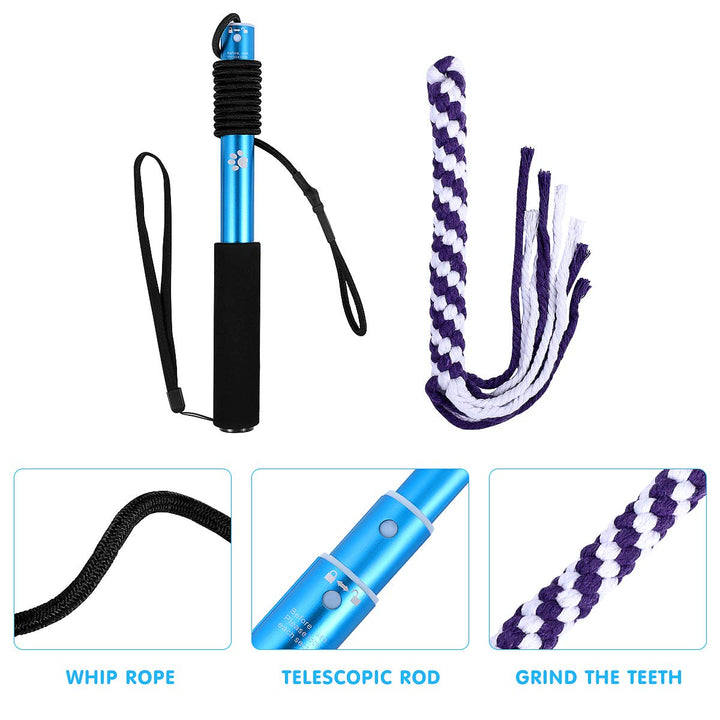 UEETEK Extendable Interactive Dog Toys Flirt Pole