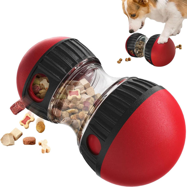 CHANCCI Interactive Dog Feeder Toys,Adjustable Dog Treat Dispensing,Interactive Dog Enrichment Toy to Keep Them Busy,Food Puzzles Ball for Dogs,Puppy Slow Feeder for Stimulating IQ Training