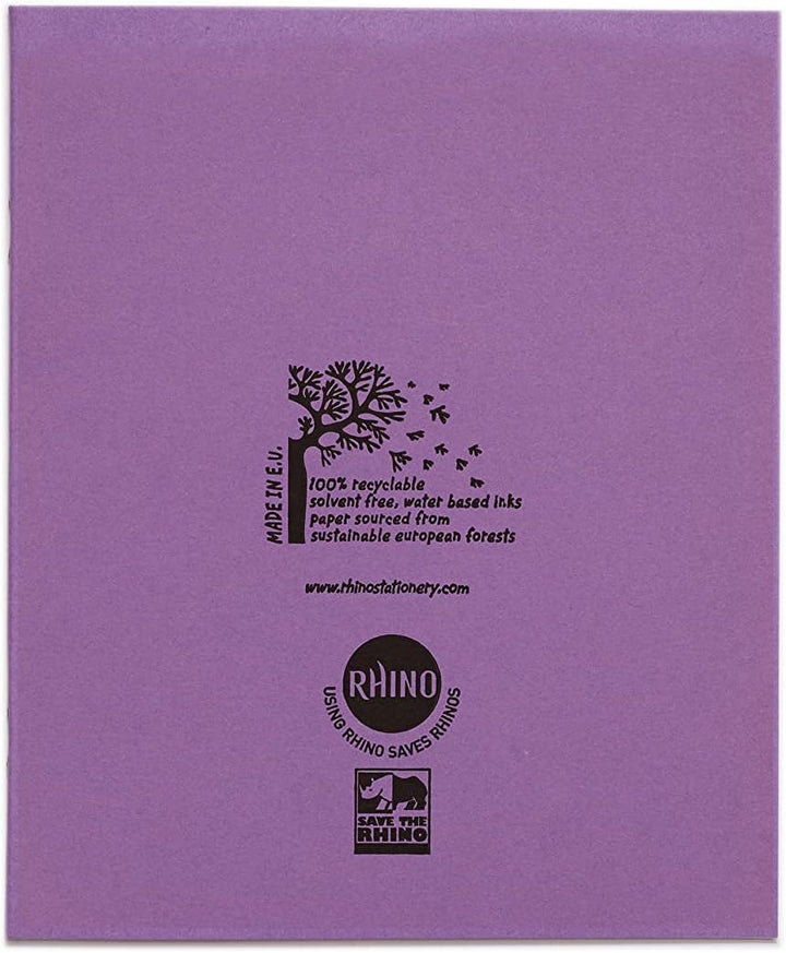 10 Pack Purple Lined Notebooks (48 Pages)
