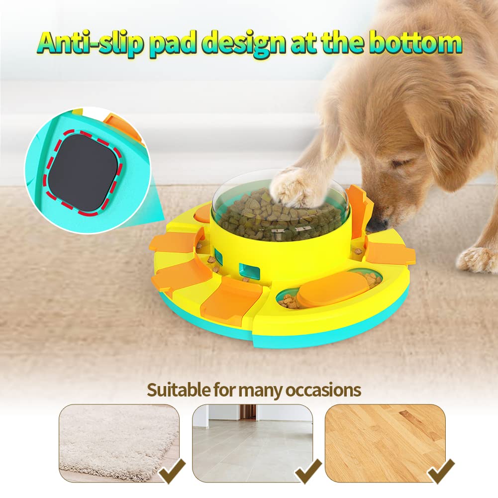 CAROZEN Interactive Dog Toys, Puzzle Toys for Dogs Training Funny Feeding, Treat Dispenser Large Dogs, Small and Medium Improve Your Dog's Intelligence