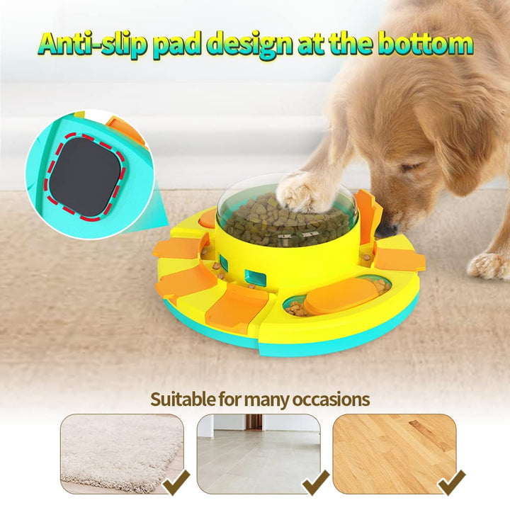 CAROZEN Interactive Dog Toys, Puzzle Toys for Dogs Training Funny Feeding, Treat Dispenser Large Dogs, Small and Medium Improve Your Dog's Intelligence