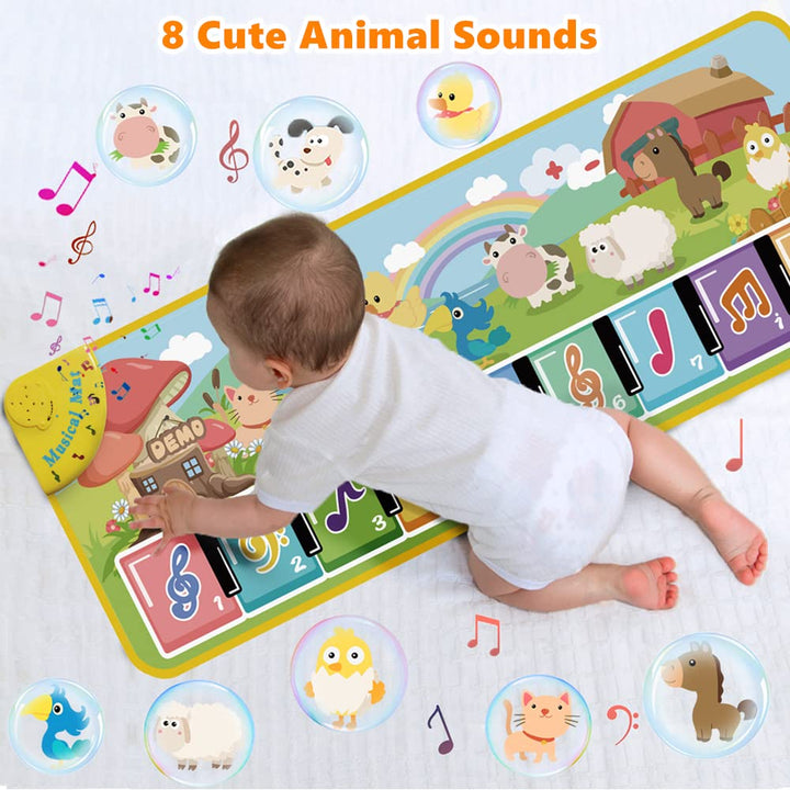 Baby Musical Mats with 25 Music Sounds, Musical Toys Child Floor