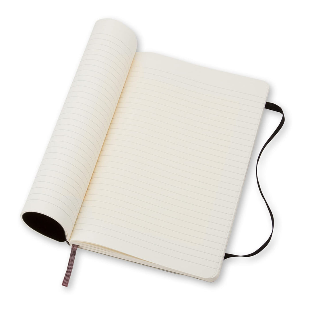 Black A5 Soft Cover Notebook - 192 Pages
