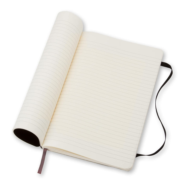 Black A5 Soft Cover Notebook - 192 Pages