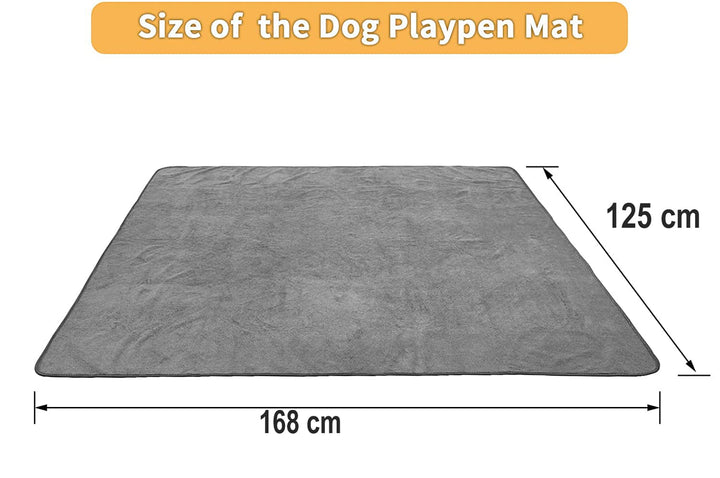 Dog Pee Pad Washable-Extra Large 125x168 cm Instant Absorb Training Pads Non-Slip Pet Playpen Mat Waterproof Reusable Floor Mat for Puppy/Senior Dog Whelping Incontinence Housebreaking