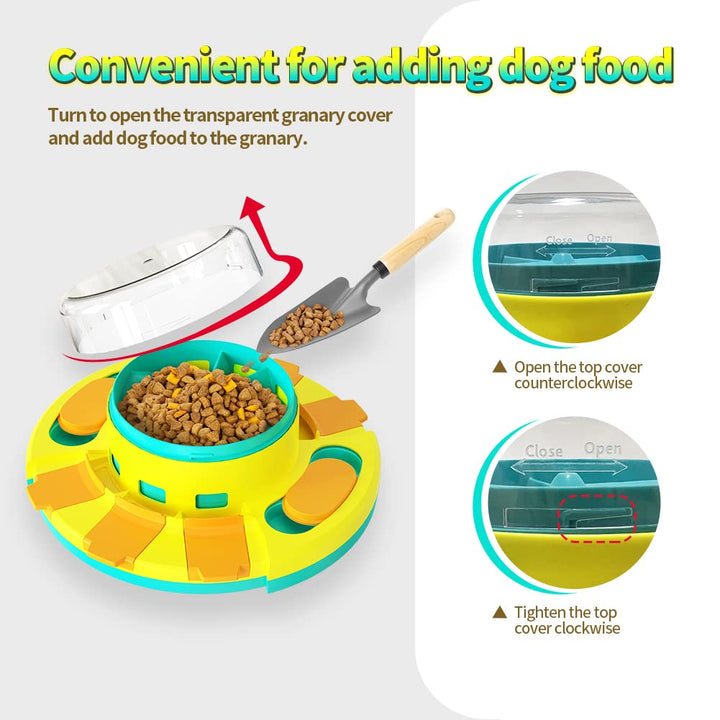 CAROZEN Interactive Dog Toys, Puzzle Toys for Dogs Training Funny Feeding, Treat Dispenser Large Dogs, Small and Medium Improve Your Dog's Intelligence