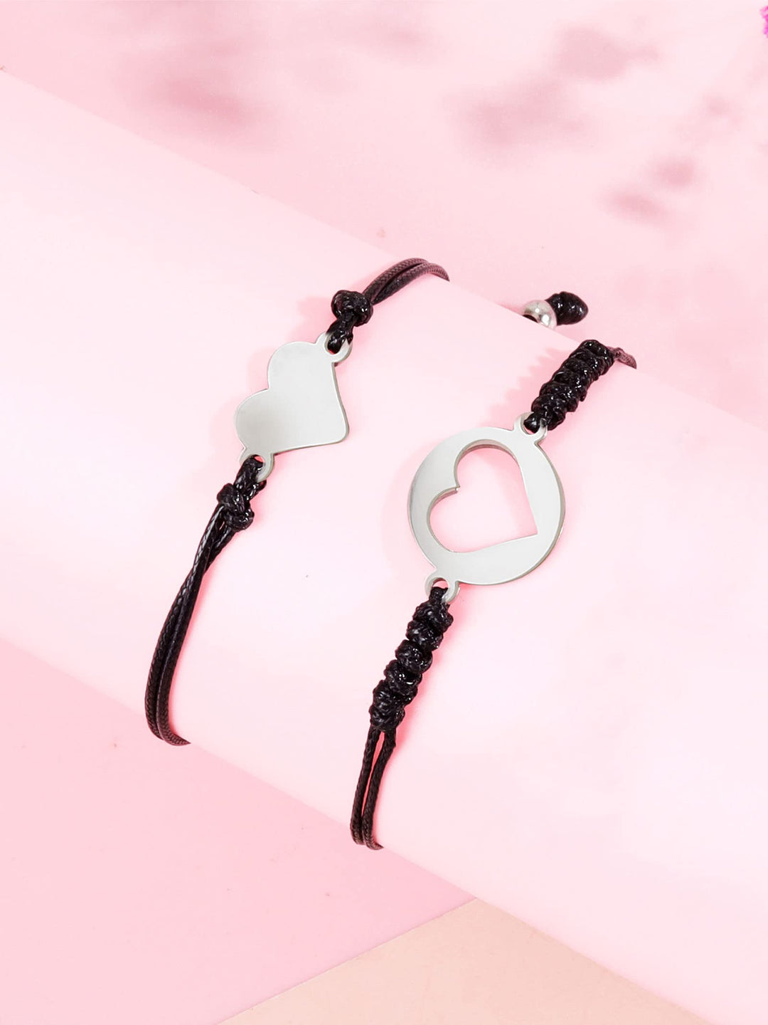 Mommy and Me First Day of School Heart Bracelets