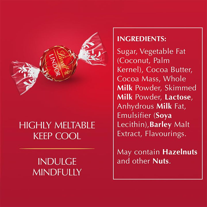 Lindt Lindor Milk Chocolate Truffles