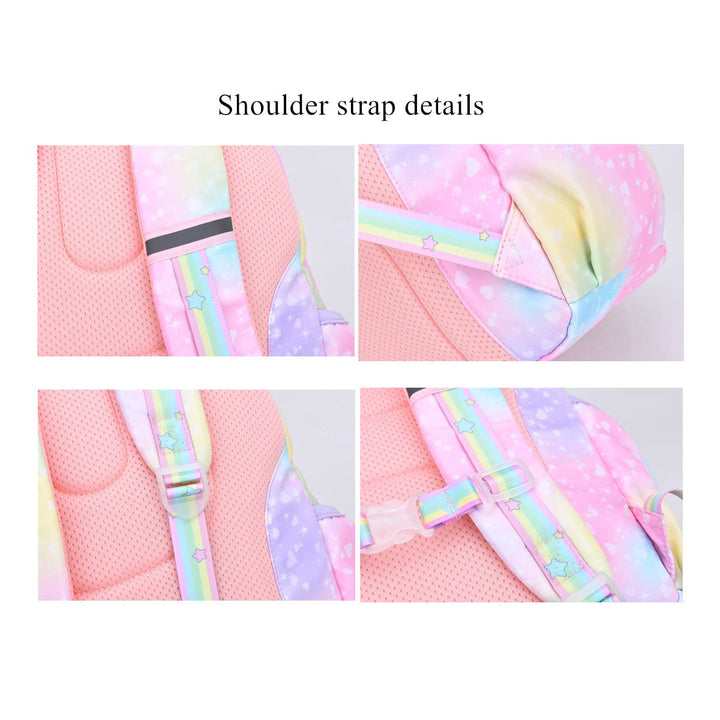 Gradient Purple Casual Daypack for Girls & Teens