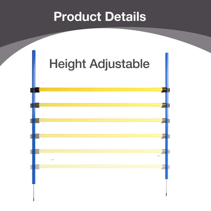 pet prime Pet Dogs Outdoor Games Agility Exercise Training Equipment Jump Hurdle bar Obedience Show Training for Dogs