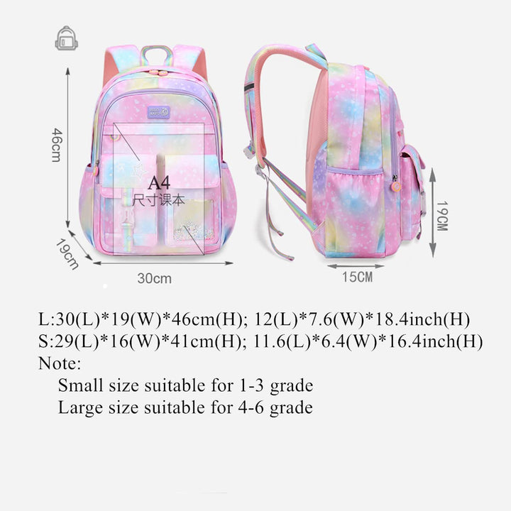 Gradient Purple Casual Daypack for Girls & Teens