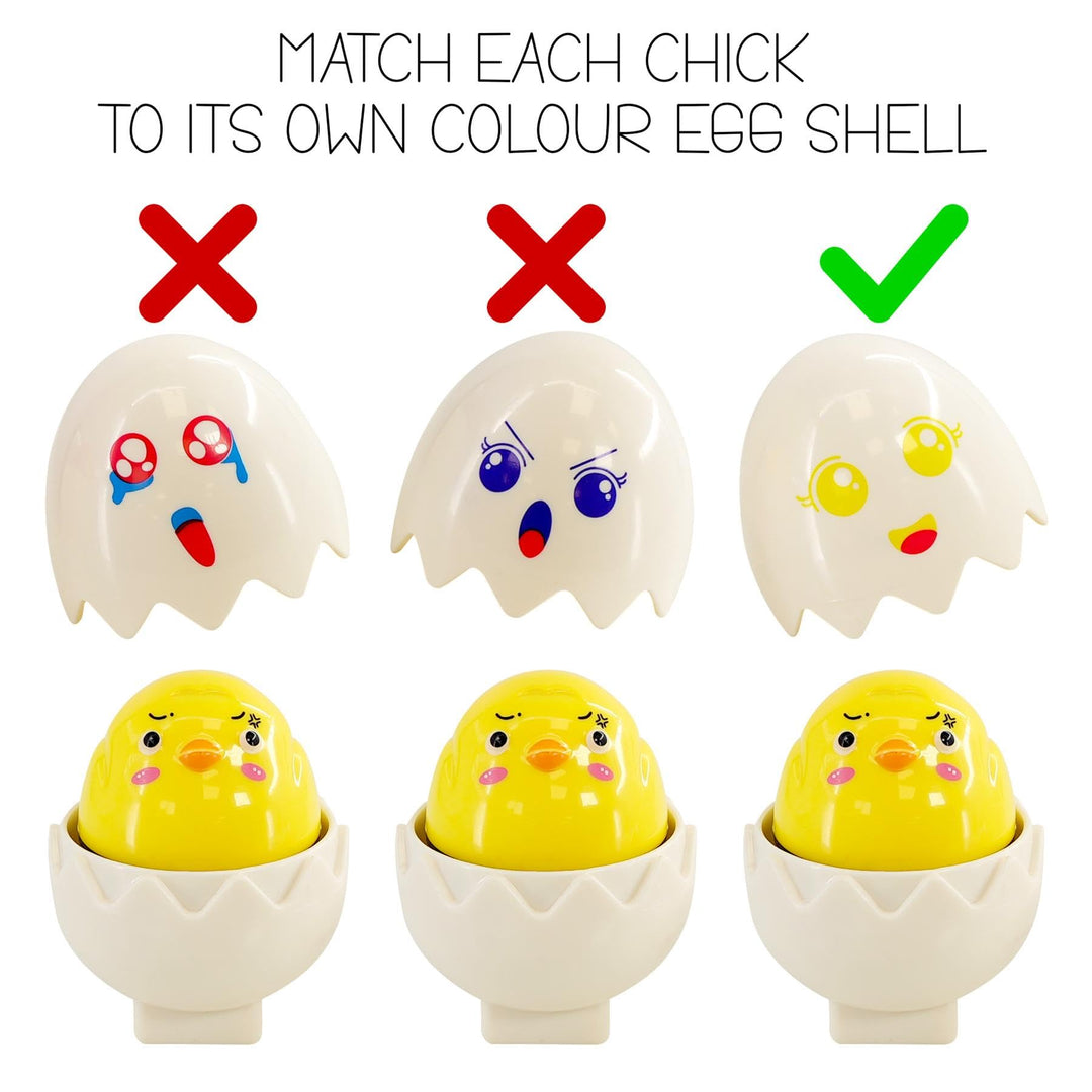 Egg Color & Shape Sorter Puzzle Toy for Kids