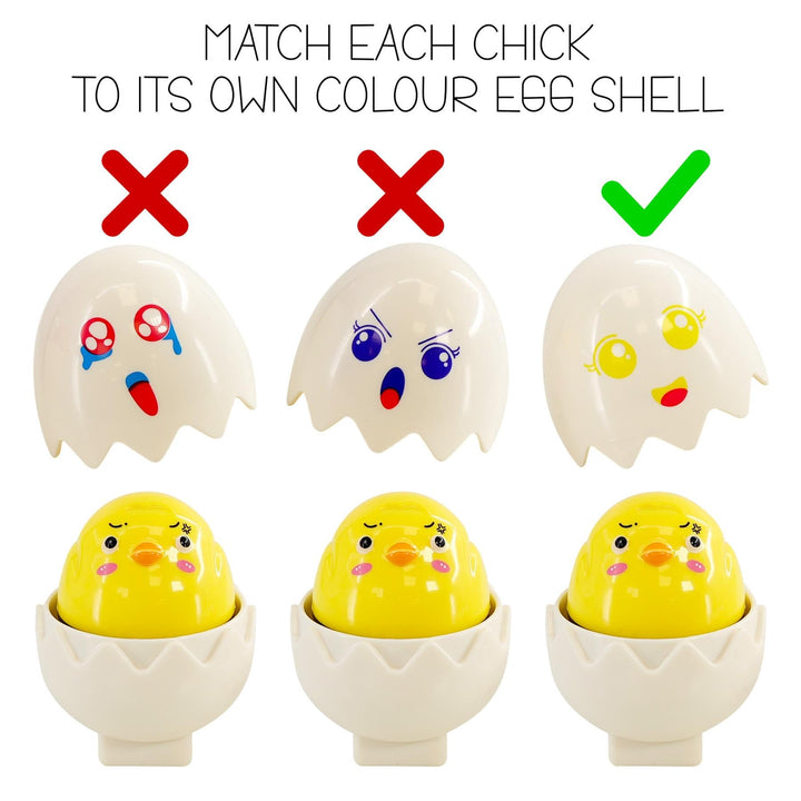 Egg Color & Shape Sorter Puzzle Toy for Kids