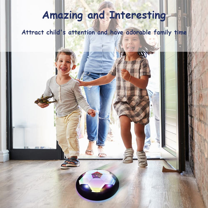 TODARRUN Kids Toys LED Hover Football,Gifts for Boys Girls 3 4 5 6 7 8-12 Year Old Toys,Air Power Soccer Ball Indoor Outdoor Game