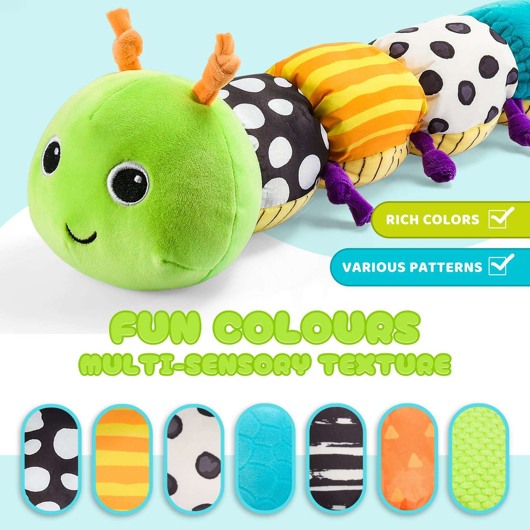 Musical Caterpillar Sensory Toy for Babies 0-12 Months