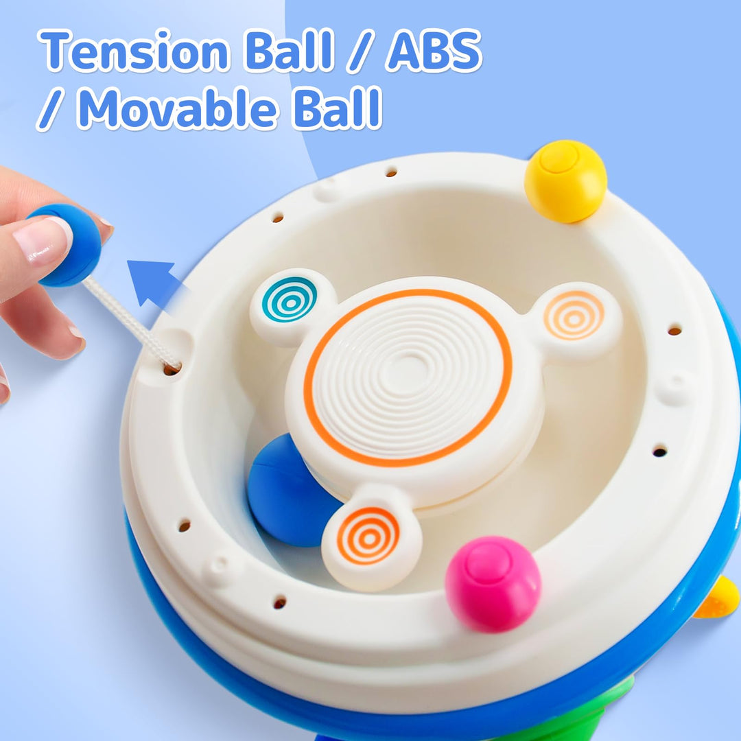 Montessori Baby 12M+, Food Grade Silicone Sensory Activity Toys