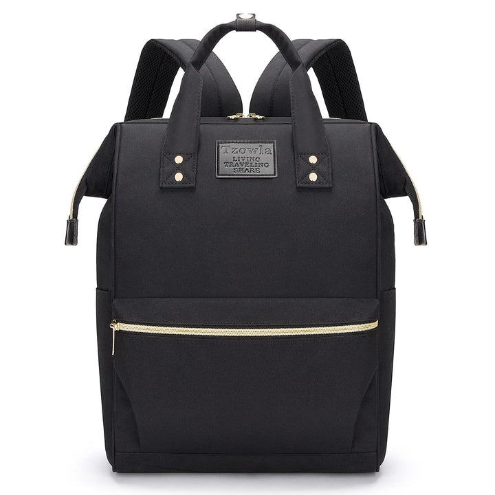 Lightweight Black Mini Backpack for School