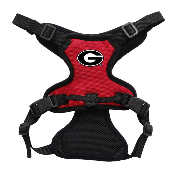 Littlearth Unisex-Adult NCAA Georgia Bulldogs Front Clip Pet Harness, Team Color, Small