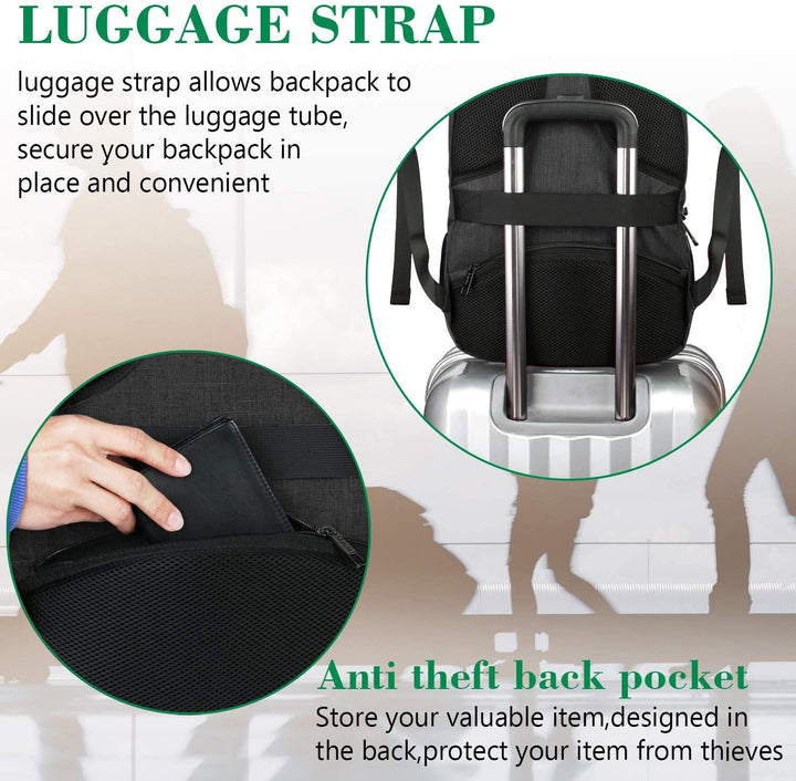 15.6" USB Charging Laptop Backpack
