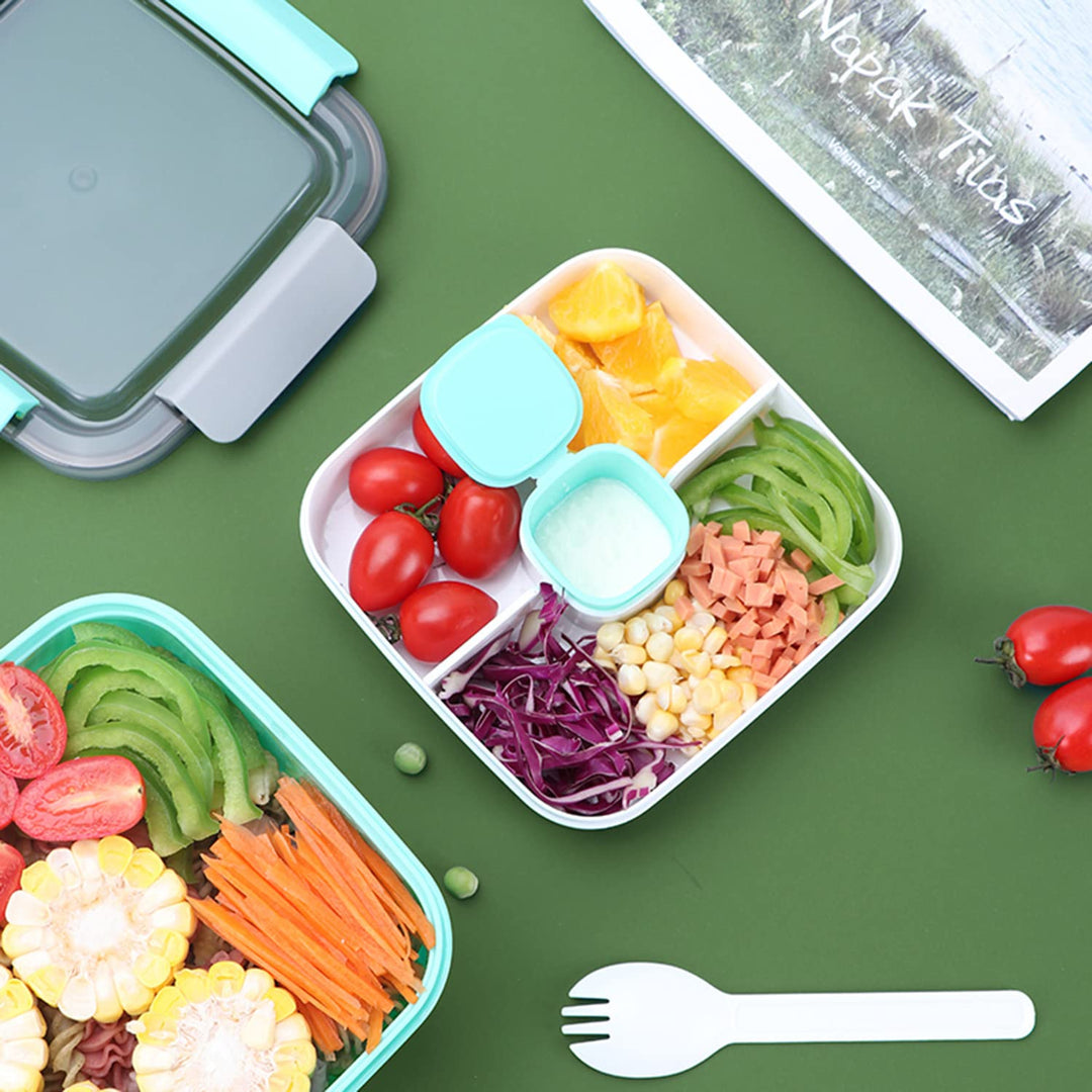 3-Pack 1500ml Bento Salad Lunch Box