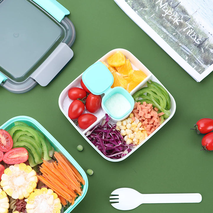 3-Pack 1500ml Bento Salad Lunch Box