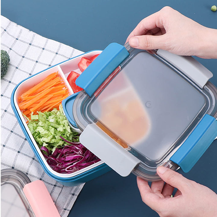 3-Pack 1500ml Bento Salad Lunch Box
