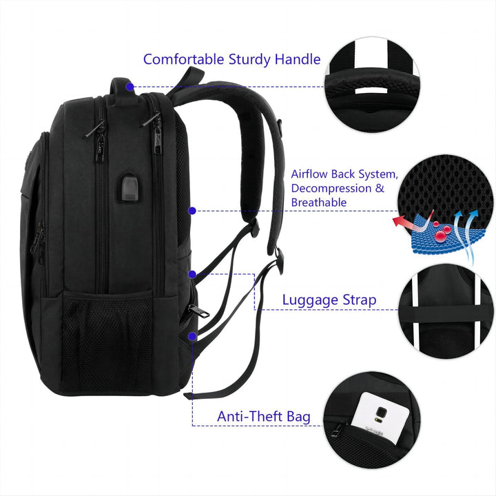 15.6" USB Charging Laptop Backpack
