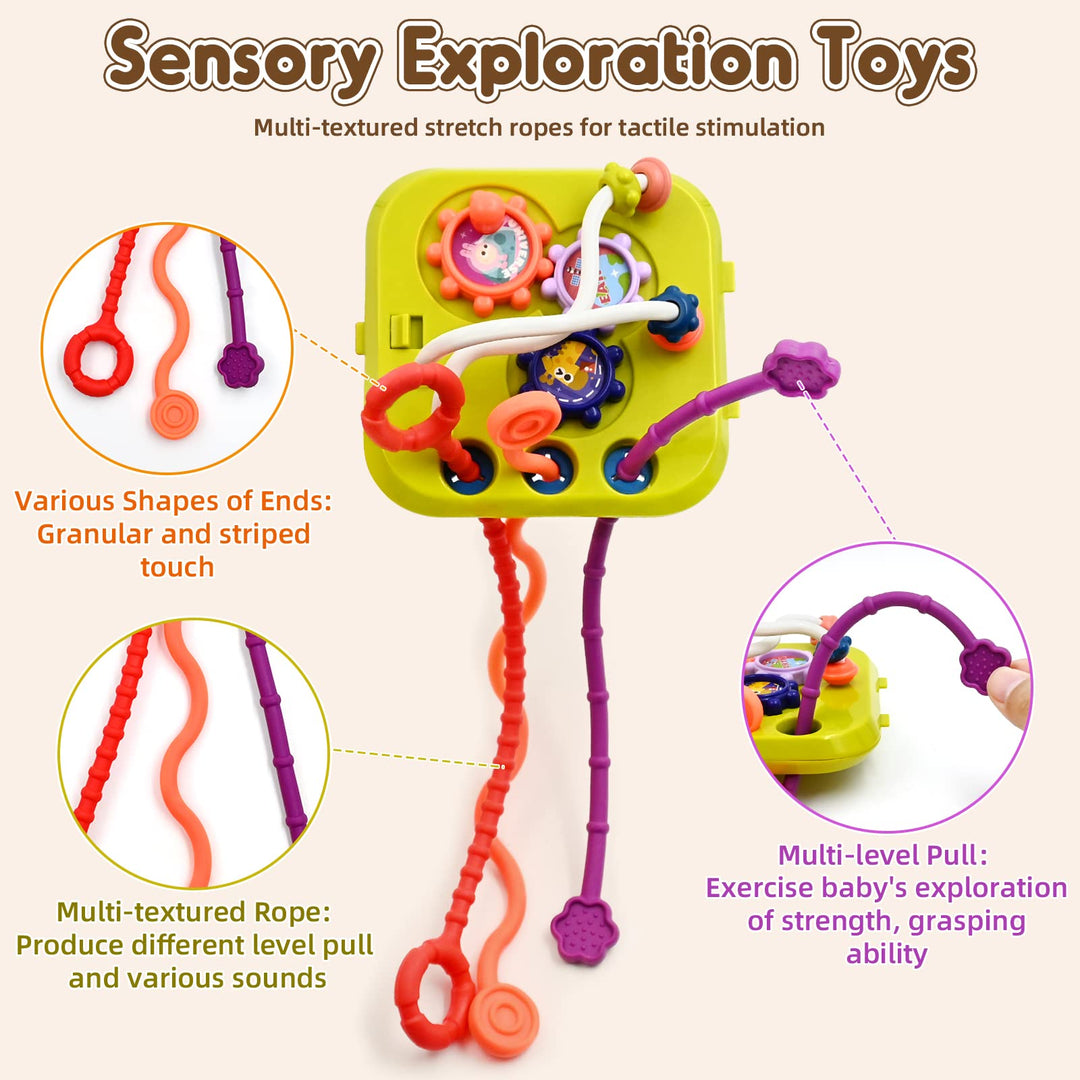 AiTuiTui Baby Toys 6 to 12 18 Months, Sensory Montessori Toys for 1 2 Year Old Boy Girl Gifts