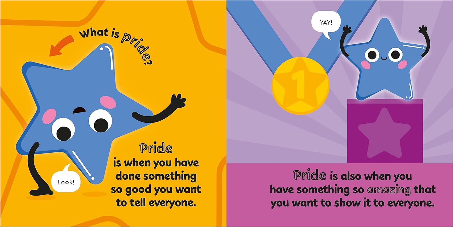 First Emotions: I Feel Proud Board Book by Books - Learning Bugs UK