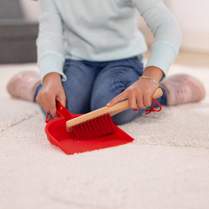 Melissa & Doug, Let’s Play House! Dust! Sweep! Mop! Pretend Play Toy Set for Kids | Cleaning Wooden Toys for Children