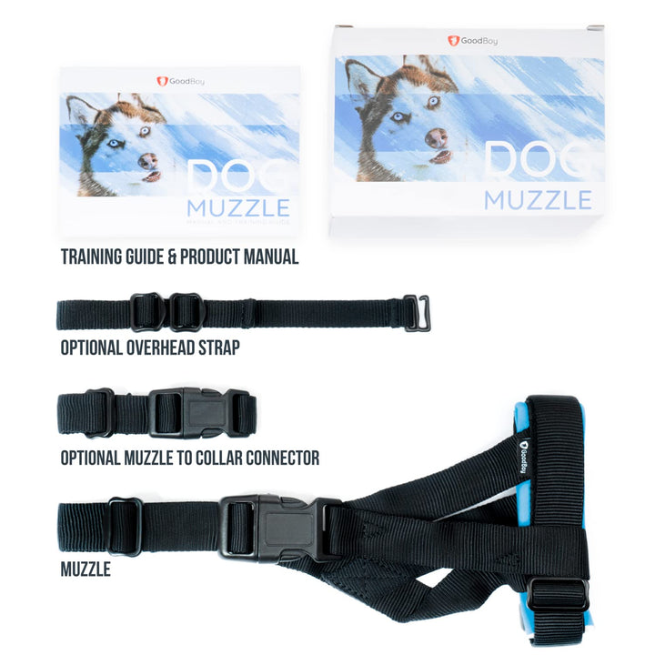 Gentle Muzzle Guard for Dogs - Prevents Biting and Unwanted Chewing Safely – New Secure Comfort Fit