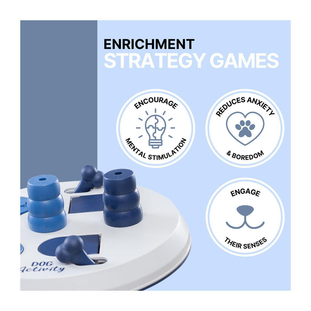 TRIXIE Intelligence toy dog activity "Dog Activity strategy game flip board, ø 23 cm” - 32026