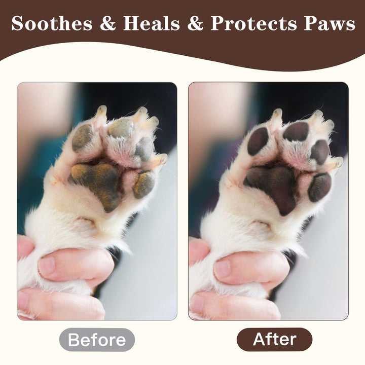 Tinioey Dog Paw Balm for Dogs & Cats with Vitamin E (68g Stick) | Natural Lick Safe Dog Nose Balm Protector, Soother & Moisturizer for Cracked & Dry Paws, Nose, Elbows & Itchy Skin | Dog Paw Cream