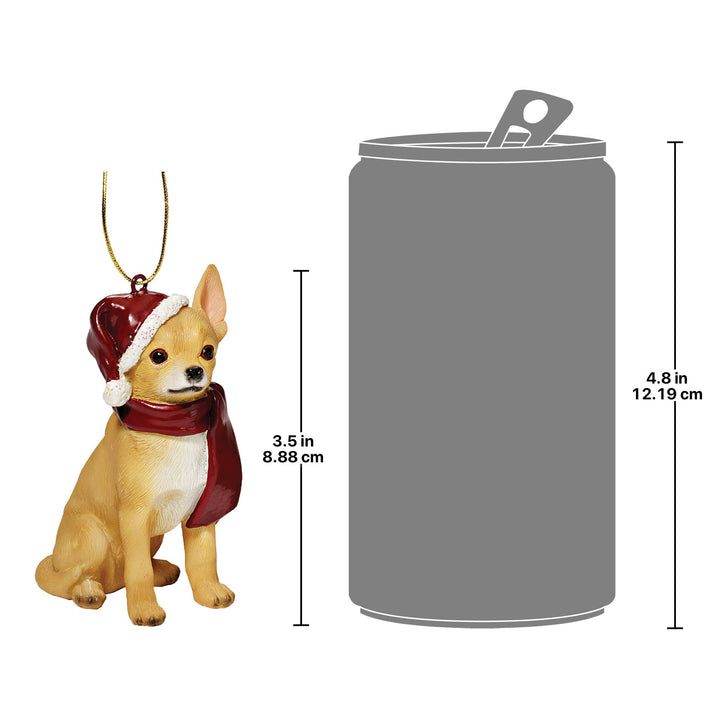 Xmas Chihuahua Dog Ornaments