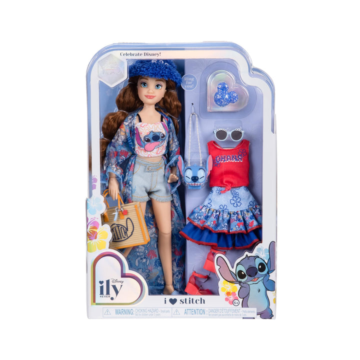 Disney ily 4EVER Fashion Dolls Bambi 30cm/11.5" Tall with 13 Points of Articulation, Two Complete Mix-and-Match Outfits and Glittery Mickey Ring for You For Girls Aged 6+