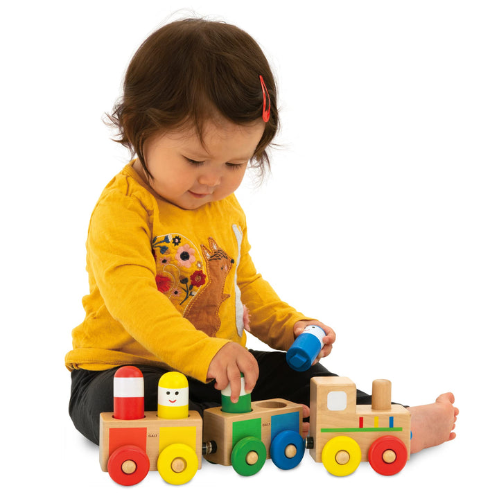 Galt Toys Wooden Shape Sorter Train, Ages 1+
