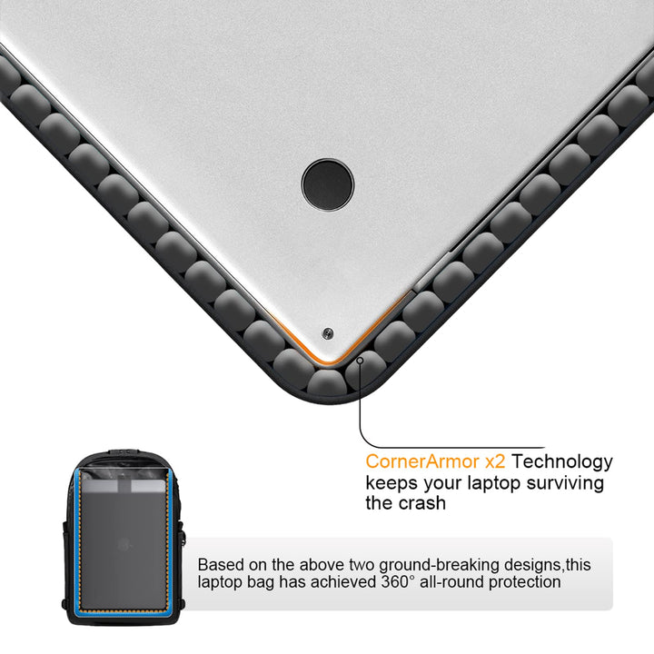 15.6" USB Charging Anti-Theft Laptop Backpack