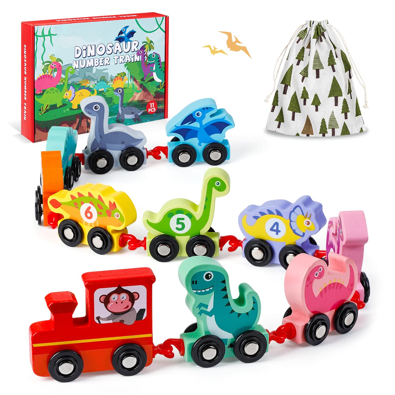Wooden train sets for 2 year olds hotsell